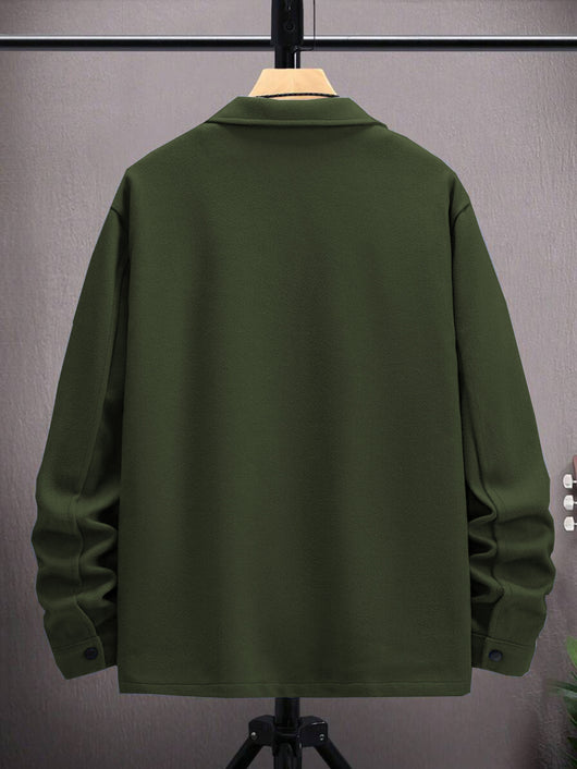 Abrigo Elegante para Hombre con Botones y Bolsillos de Solapa - Image 11
