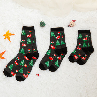 Calcetines Navideños a Juego para Familia - Diseño Jacquard Corto - Image 28