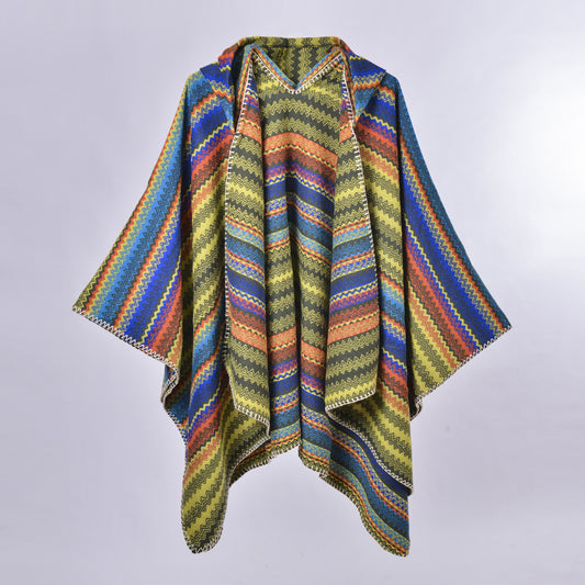 Chal Hooded con Abertura Lateral para Mujer - Image 2