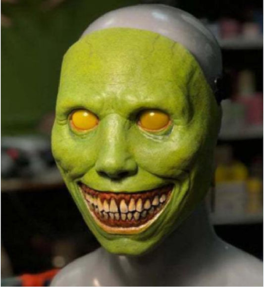 Máscara de Demonio Blanco Aterradora para Halloween - Image 2