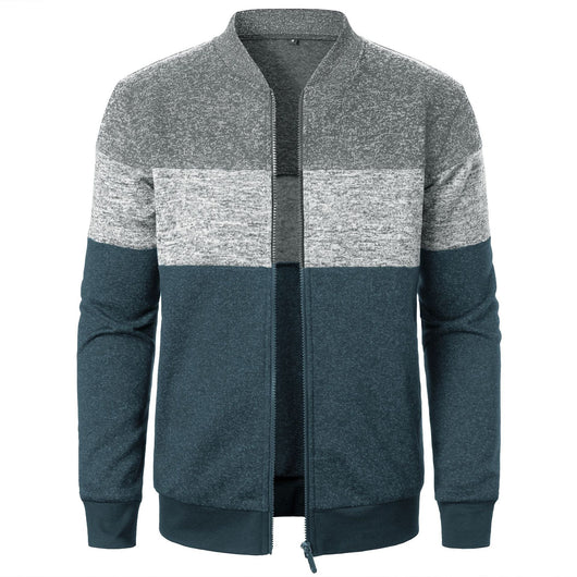 Suéter de Punto Grueso con Bloques de Color para Hombre - Image 17