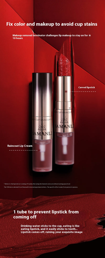 Labial Mate Resistente Sin Transferencia - Color Sólido Larga Duración - Image 18