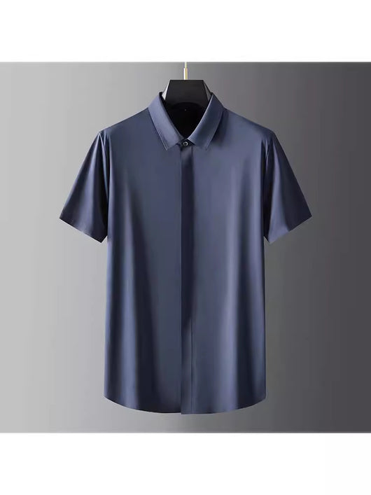 Camisa Ejecutiva de Manga Corta para Hombre - Image 10