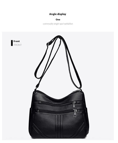 Bolso Crossbody de Cuero Suave Texturizado para Mujer - Image 11