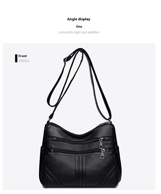 Bolso Crossbody de Cuero Suave Texturizado para Mujer - Image 11