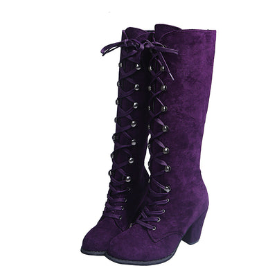 Botas de Motorista con Cordones Frontales - Image 8