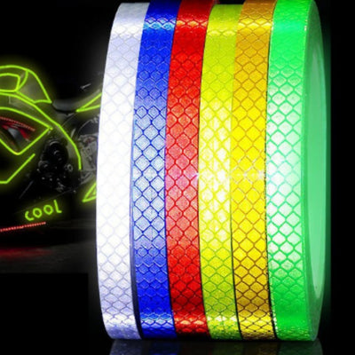 Cinta Reflectiva de Alta Visibilidad para Motocicleta y Casco