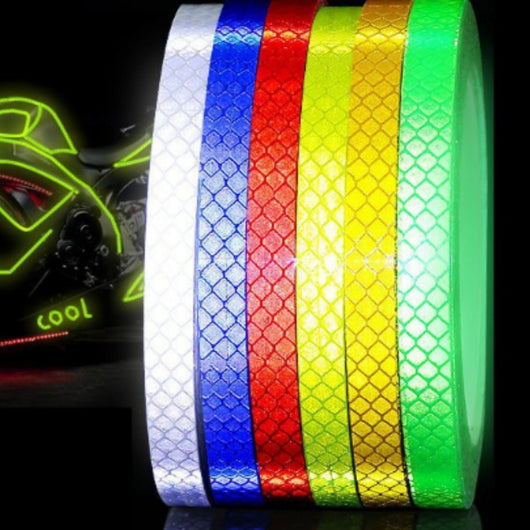 Cinta Reflectiva de Alta Visibilidad para Motocicleta y Casco