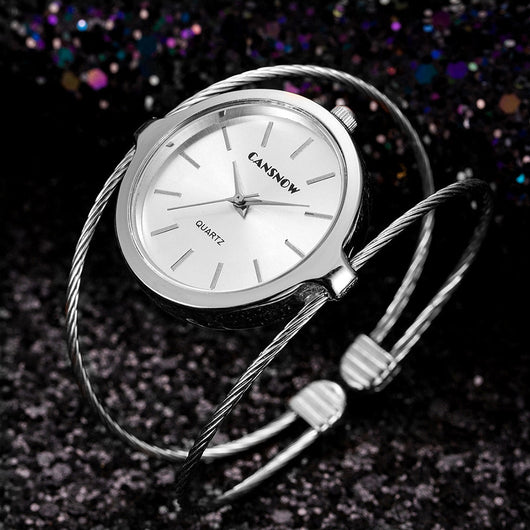 Reloj Pulsera Acero Inoxidable Diseño Cielo Estrellado para Mujer - Image 10