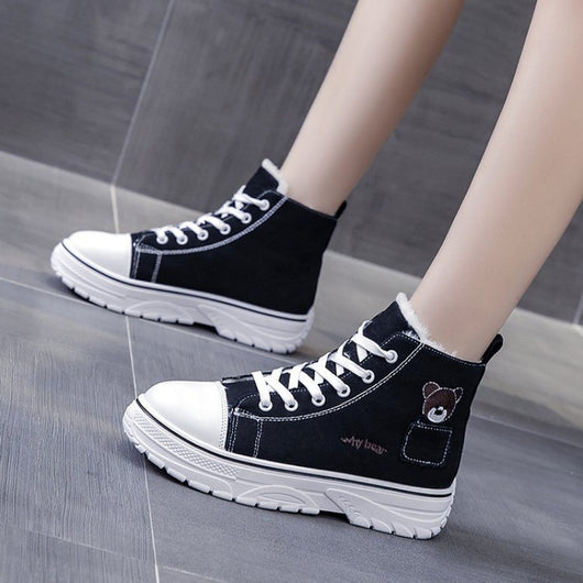 Botas Martin de Moda para Mujer con Tacón Medio y Lona Reforzada - Image 24