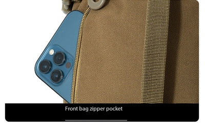Mochila de Pesca Táctica con Múltiples Compartimentos y Sistema MOLLE - Image 12