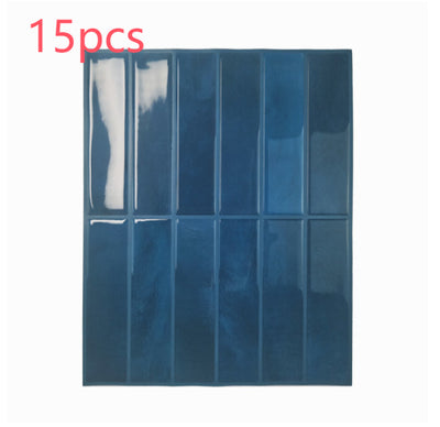 Adhesivo de Pared 3D Estéreo Resistente al Agua y Calor - Papel Tapiz Autoadhesivo para Cocina y Baño - Image 33