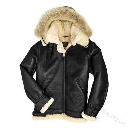 Abrigo Acolchado para Hombre con Cuello de Pelaje Integrado - Image 2
