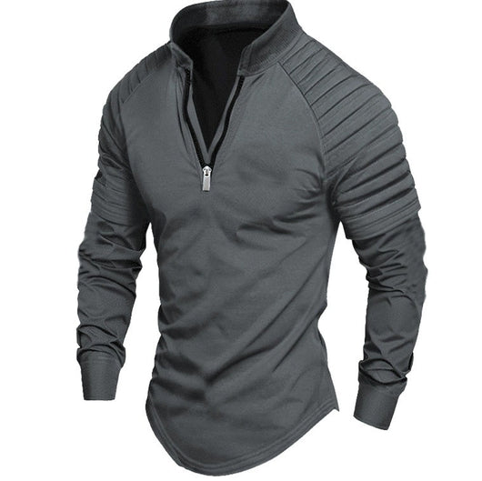Polo Deportivo Hombre Manga Larga con Cierre - Estilo Europeo y Americano - Image 8