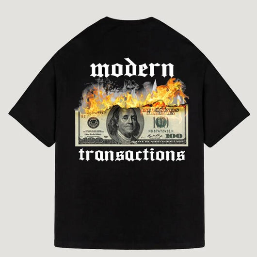 Remera Streetwear Modern Trading Manga Corta