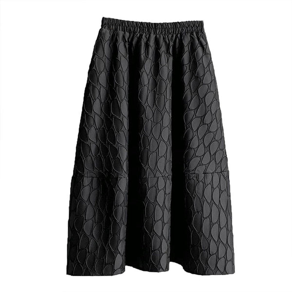 Falda Texturizada de Corte Industrial para Mujer - Image 3
