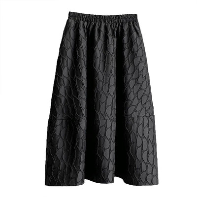Falda Texturizada de Corte Industrial para Mujer - Image 3