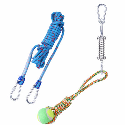 Juguete Interactivo para Perro de Acero Inoxidable con Suspensión por Resorte - Image 10