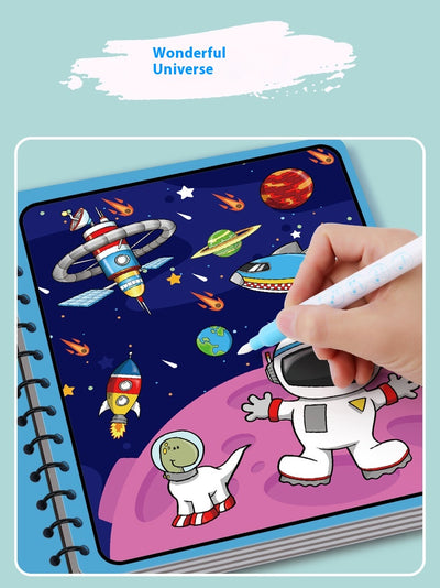 Libro Mágico de Pintura con Agua para Niños - Álbum de Colorear Reutilizable - Image 25