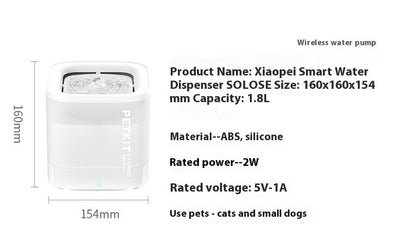 Dispensador Inteligente de Agua para Mascotas con Filtro Inalámbrico - Image 10