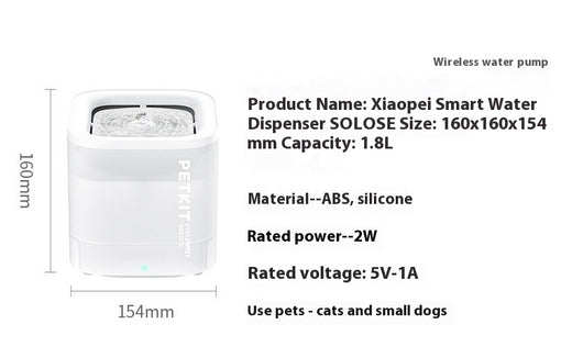 Dispensador Inteligente de Agua para Mascotas con Filtro Inalámbrico - Image 10