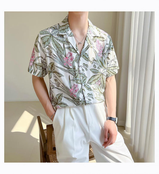 Camisa Cuello Cubano Hombros Sueltos - Image 33