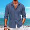 Camisa Manga Larga con Estampado Digital Talla Grande para Hombre