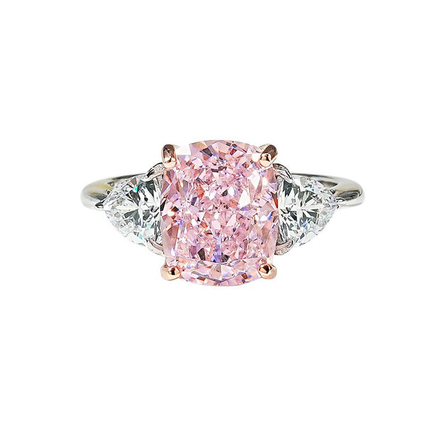 Anillo de Plata 925 con Diamante de Alto Carbono y Corte Hielo Triturado - Image 6