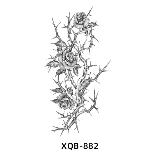 Tatuaje Temporal de Flores Resistente al Agua para Hombre y Mujer - Image 8