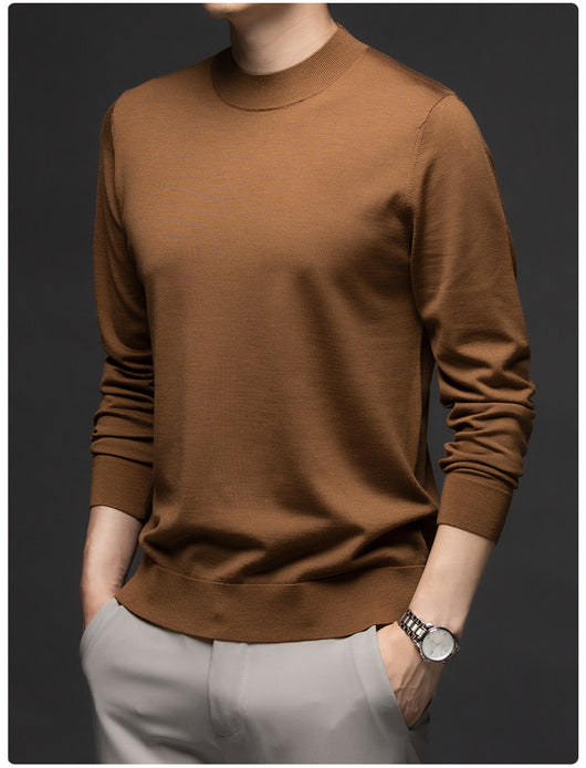 Suéter Base Cuello Alto Fino Versátil para Hombre - Image 17