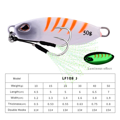Señuelo Metálico Sumergible de Largo Alcance para Pesca - Image 13