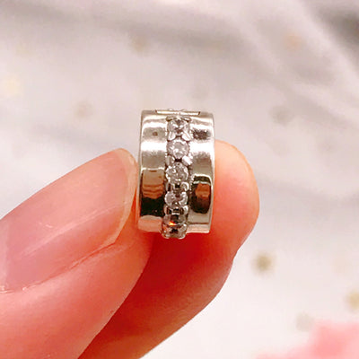 Clip Posicionador de Diamantes Dobles en Plata S925 - Image 5