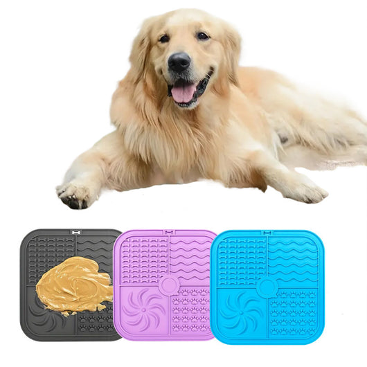 Tapete Antideslizante de Silicona con Ventosas para Comedero Lento de Mascotas - Image 3