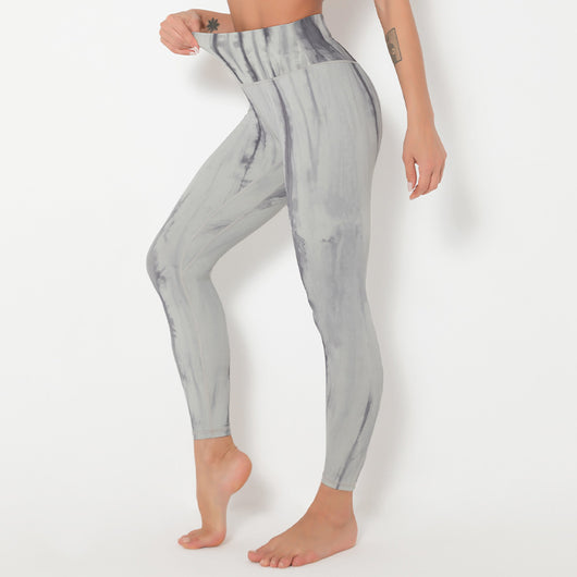 Pantalones Yoga Cintura Alta Levantacaderas Doble Tela Brushed Nude - Image 3