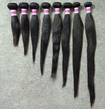 Peluca Sintética Recta Estilo Cortina Africano para Mujer - Image 7