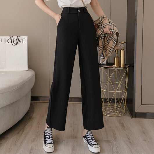 Pantalón de Lino Ancho Fluido para Mujer - Diseño Drapeado Verano - Image 7