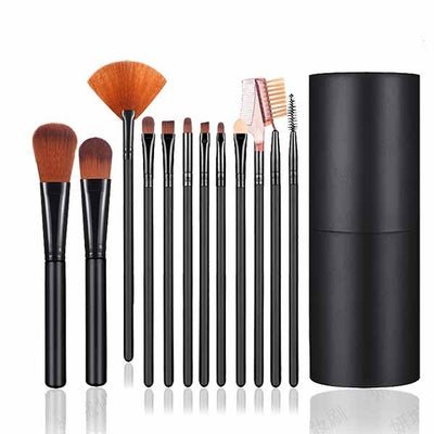Set de 12 Pinceles Profesionales de Cerdas Ovaladas - Image 2