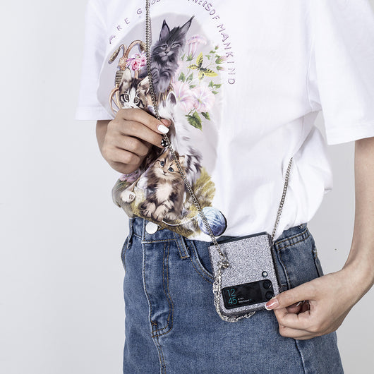 Funda Protectora para Teléfono Plegable con Diseño Estrellado y Pulsera - Image 31