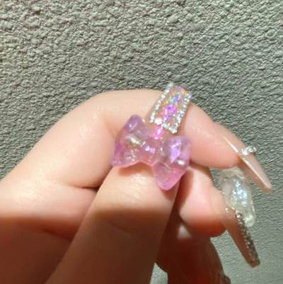 Uñas Postizas Decoradas - Diseño Princesa Mariposa Premium - Image 10