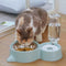 Fuente Automática de Agua y Comida para Gatos y Perros con Dispensador por Gravedad