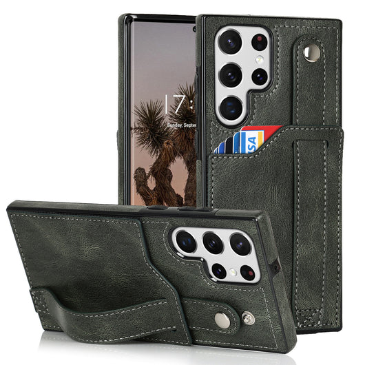 Funda Protectora de Cuero para Celular con Correa para Muñeca - Image 22
