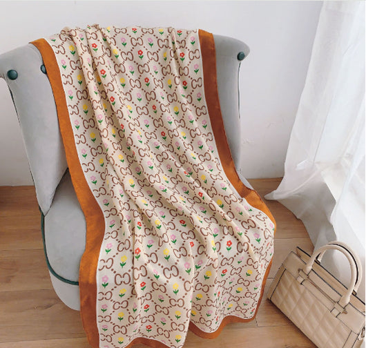 Pashmina de Algodón y Lino Estampada - Chal Abrigador Versátil - Image 15