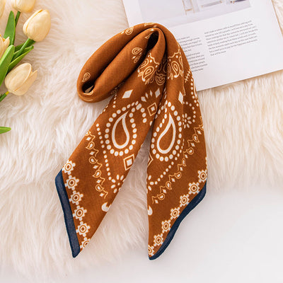 Pañuelo de Seda Emulada 70cm - Accesorio de Moda Versátil - Image 2