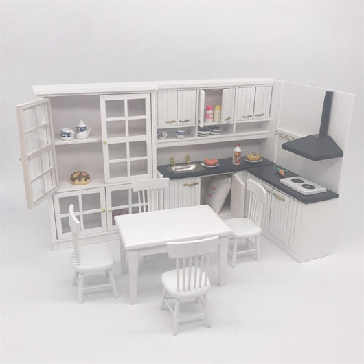 Cocina de Casita de Muñecas Miniatura 12 Piezas - Image 3