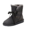 Botas Cortas Cálidas con Moño de Terciopelo - Invierno Nordeste