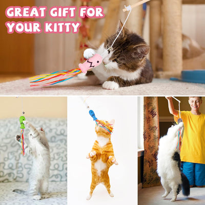 Juguete Interactivo para Gatos con Catnip, Cintas y Campana - Image 14