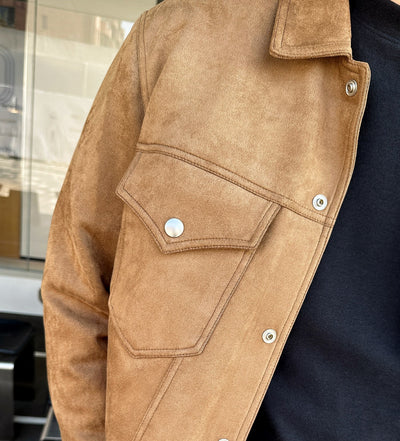 Chaqueta de Algodón Delgada Talla Grande para Hombre - Image 9
