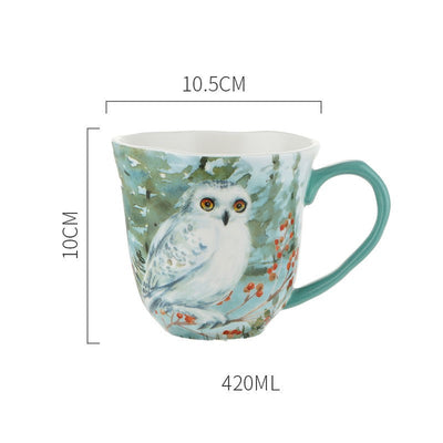 Taza de Café Nórdica Forest Story - Diseño Premium Red Net - Image 10
