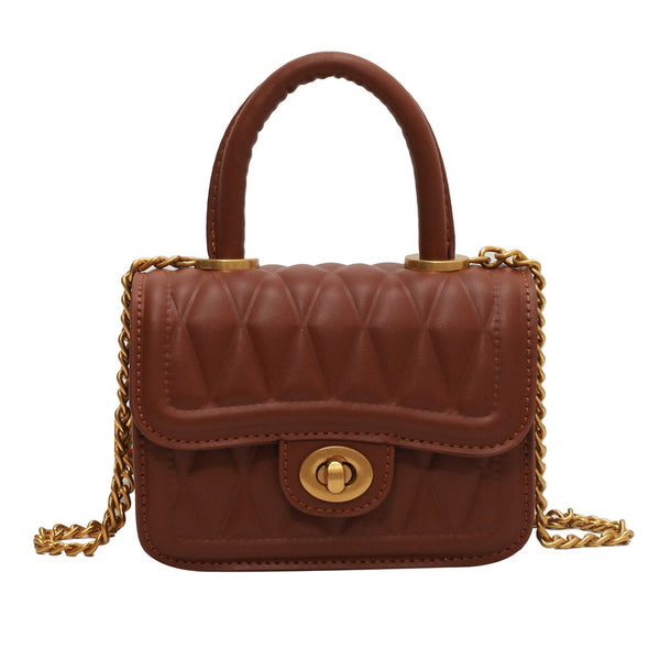 Bolso Bandolera Mujer con Cadena de Diamantes - Diseño Versátil
