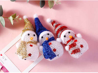 Muñeco de Nieve Navideño Luminoso con Partículas LED Multicolor - Image 20